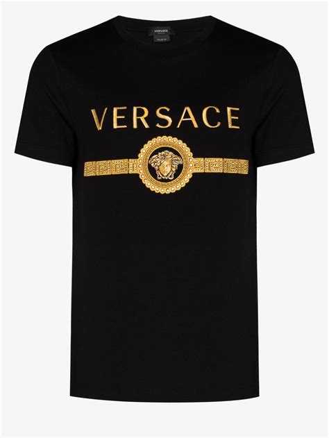 versace clothes logo|versace graphic tee.